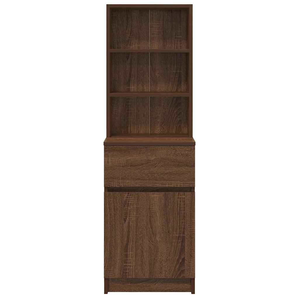 Nattbord Sengbord Brun Eik 39x35x125 cm