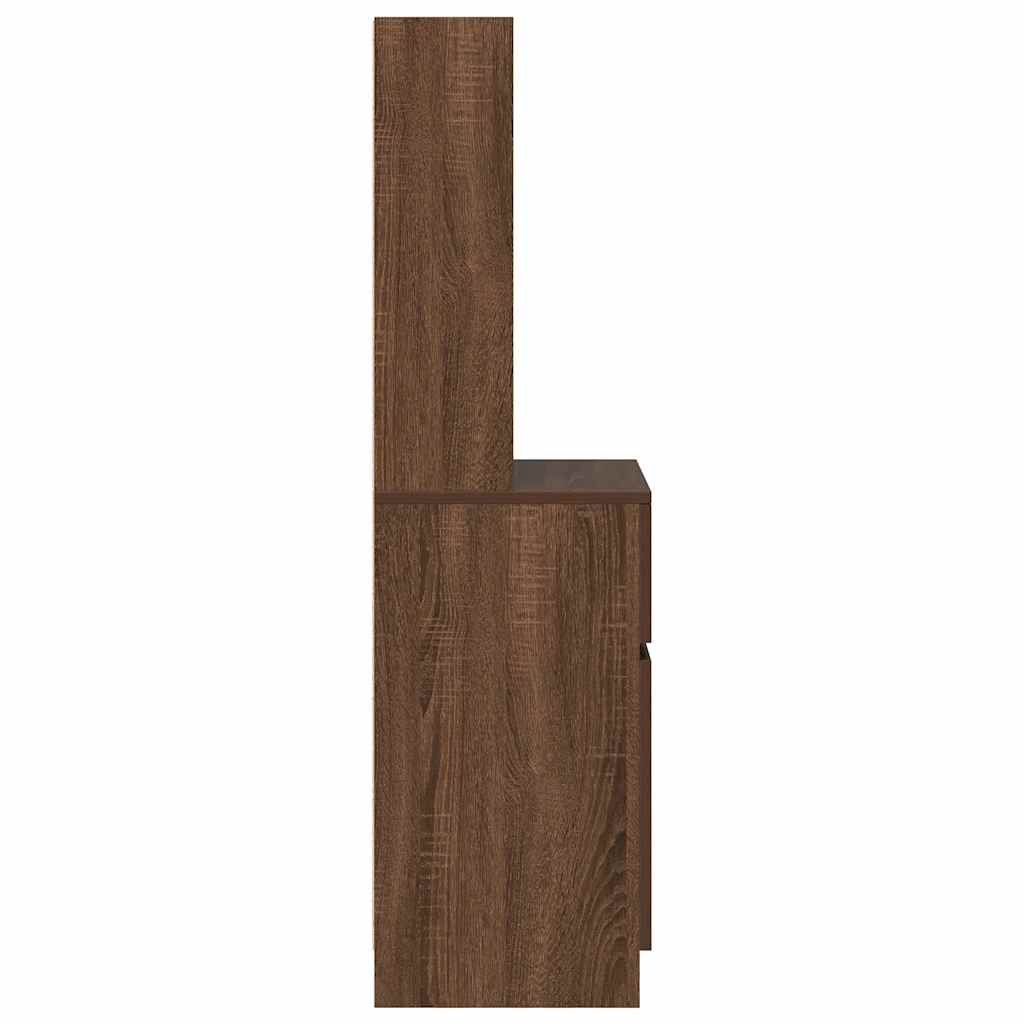Nattbord Sengbord Brun Eik 39x35x125 cm