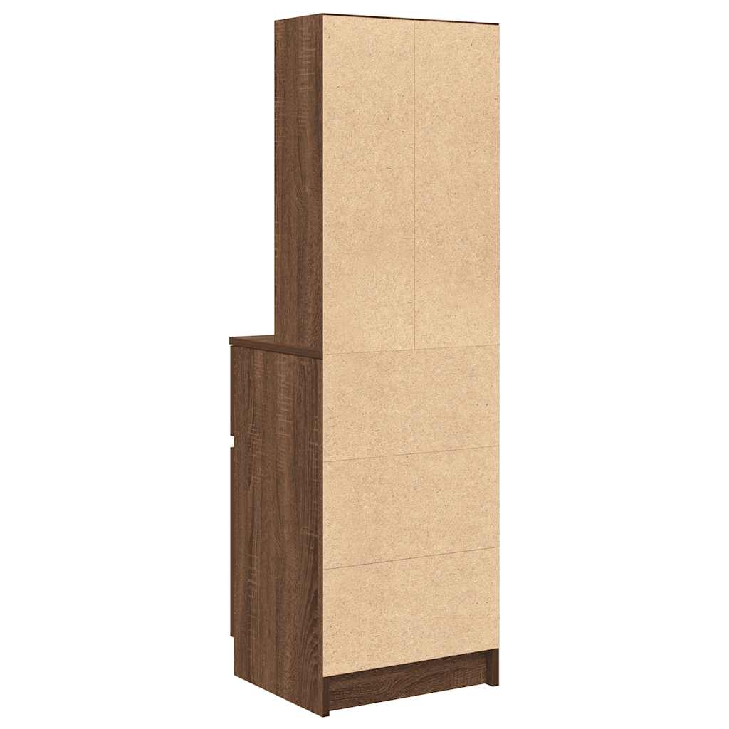 Nattbord Sengbord Brun Eik 39x35x125 cm