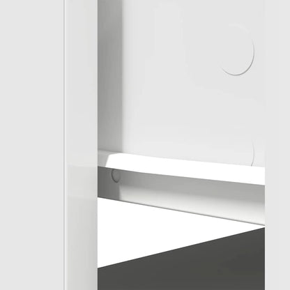 Avlastningsbord Konsollbord Hvit med skuffer 85,5x38,5x74,5 cm