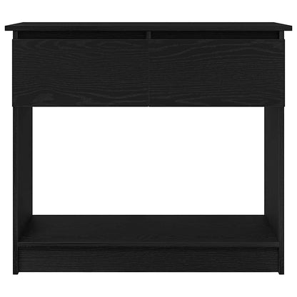 Avlastningsbord Konsollbord Svart med skuffer 85,5x38,5x74,5 cm