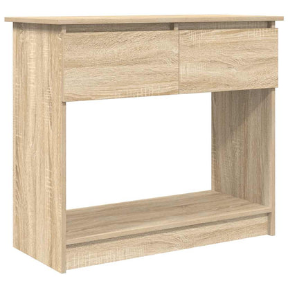 Avlastningsbord Konsollbord Sonoma Eik med skuffer 85,5x38,5x74,5 cm