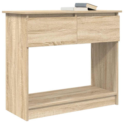 Avlastningsbord Konsollbord Sonoma Eik med skuffer 85,5x38,5x74,5 cm