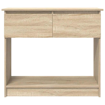 Avlastningsbord Konsollbord Sonoma Eik med skuffer 85,5x38,5x74,5 cm