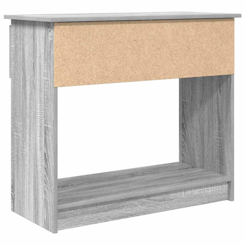 Avlastningsbord Konsollbord Sonoma Grå med skuffer 85,5x38,5x74,5 cm