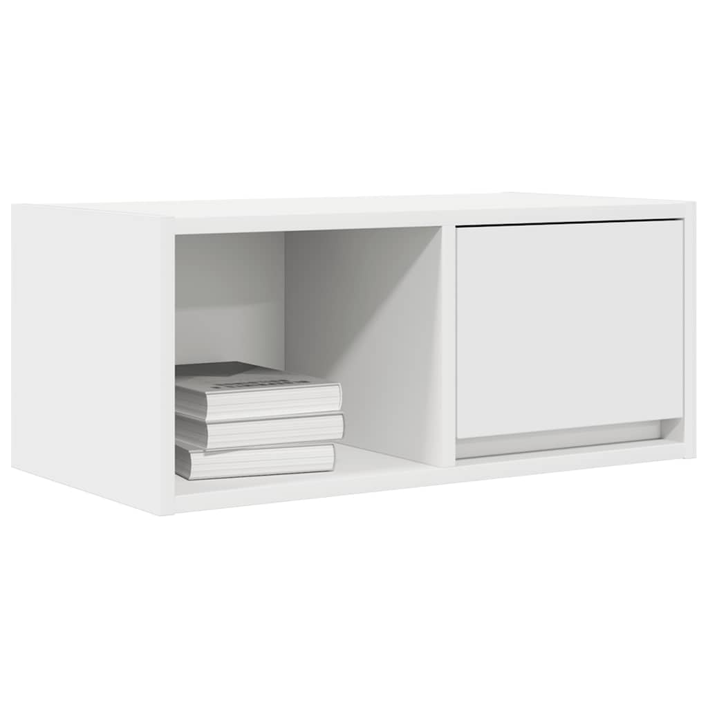 TV-Møbel Hvit Tv-benker 2 stk 60x31x25,5 cm