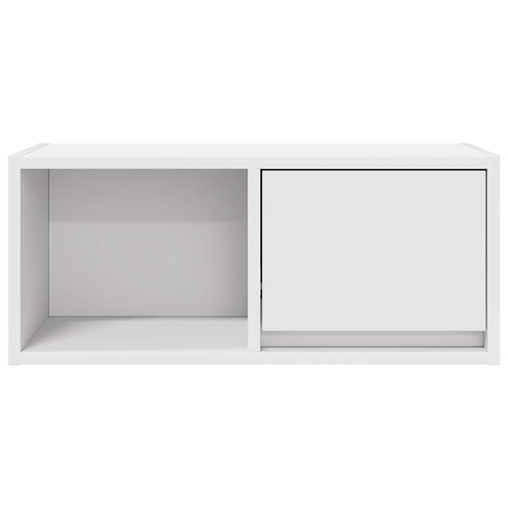 TV-Møbel Hvit Tv-benker 2 stk 60x31x25,5 cm