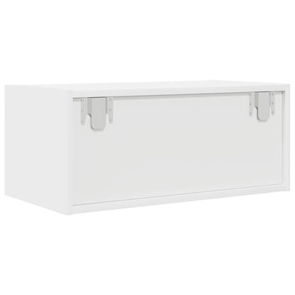 TV-Møbel Hvit Tv-benker 2 stk 60x31x25,5 cm