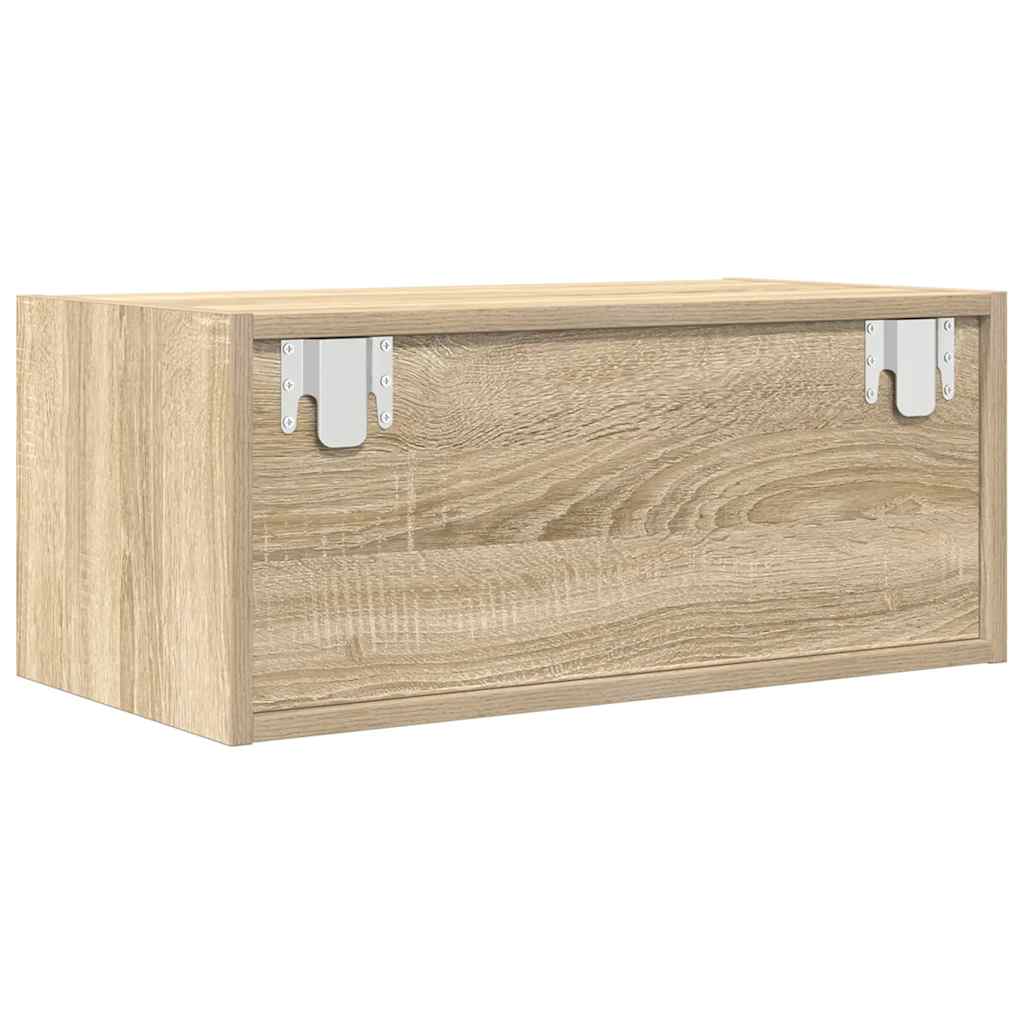 TV-Møbel Sonoma Eik Tv-benker 2 stk 60x31x25,5 cm