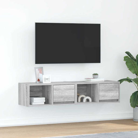 TV-Møbel Sonoma Grå Tv-benker 2 stk 60x31x25,5 cm