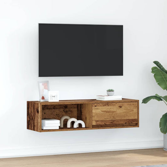 TV-Møbel Gammelt Tre Tv-benk 100x31x25,5 cm