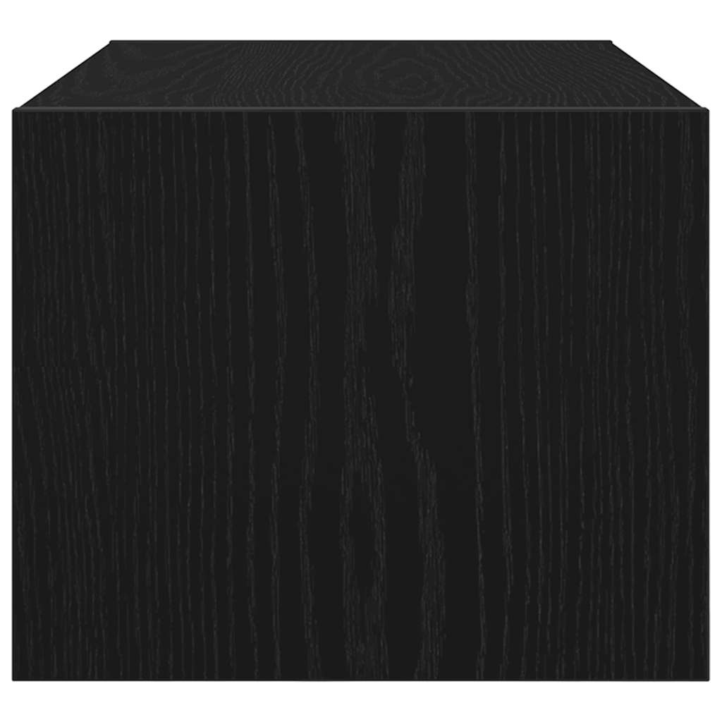 TV-Møbel Svart Eik Tv-benker 2 stk 60x31x25,5 cm