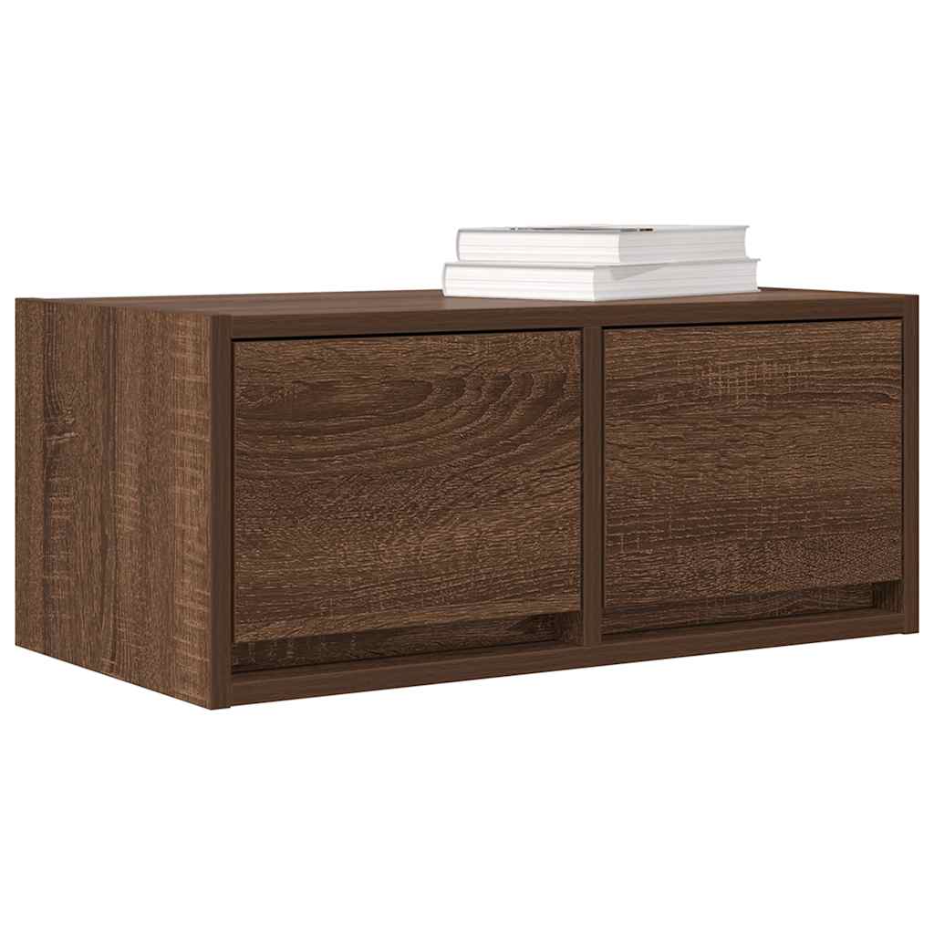 TV-Møbel Brun Eik Tv-benker 2 stk 60x31x25,5 cm