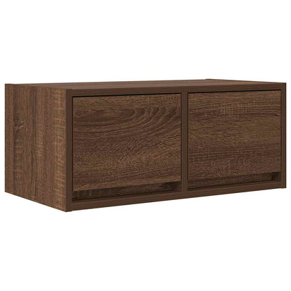 TV-Møbel Brun Eik Tv-benker 2 stk 60x31x25,5 cm