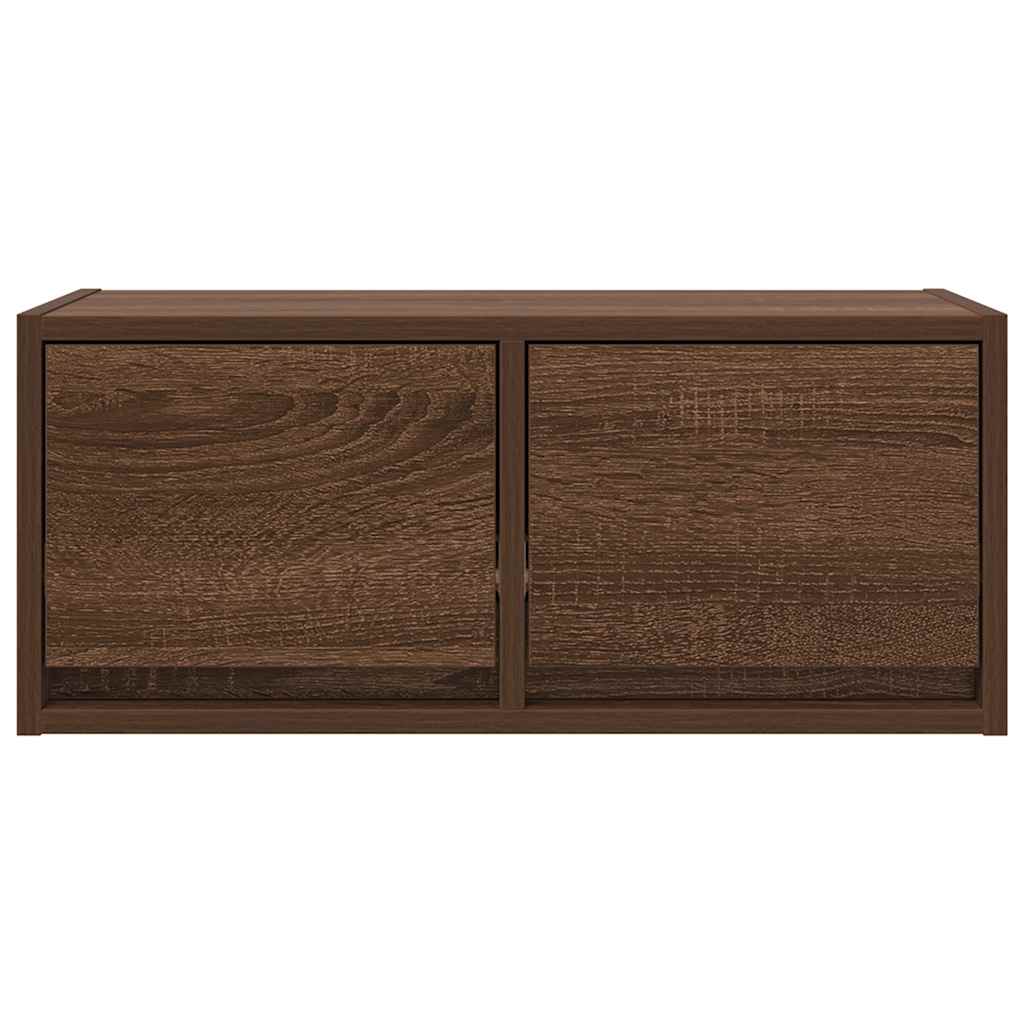 TV-Møbel Brun Eik Tv-benker 2 stk 60x31x25,5 cm