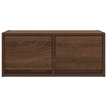 TV-Møbel Brun Eik Tv-benker 2 stk 60x31x25,5 cm