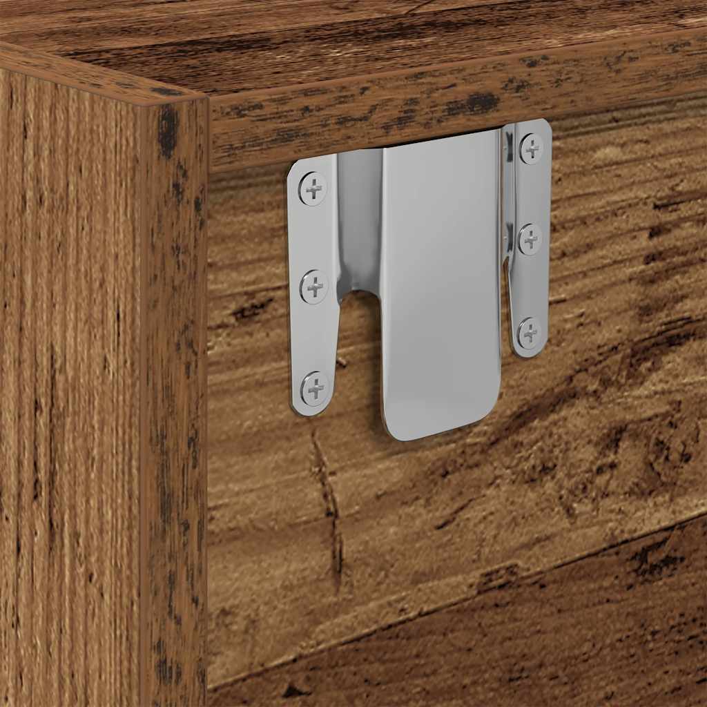 TV-benker 2 stk gammelt tre 60x31x25,5 cm konstruert tre