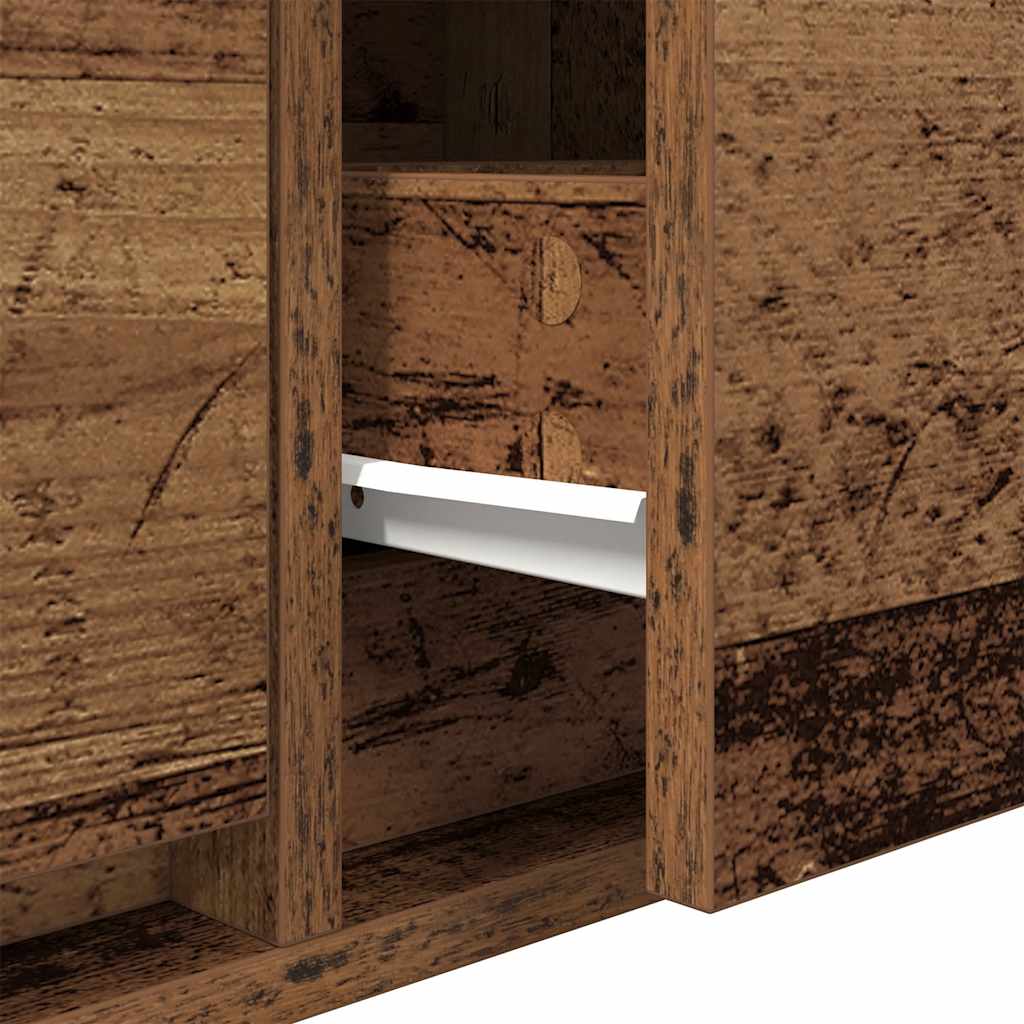 TV-benker 2 stk gammelt tre 60x31x25,5 cm konstruert tre