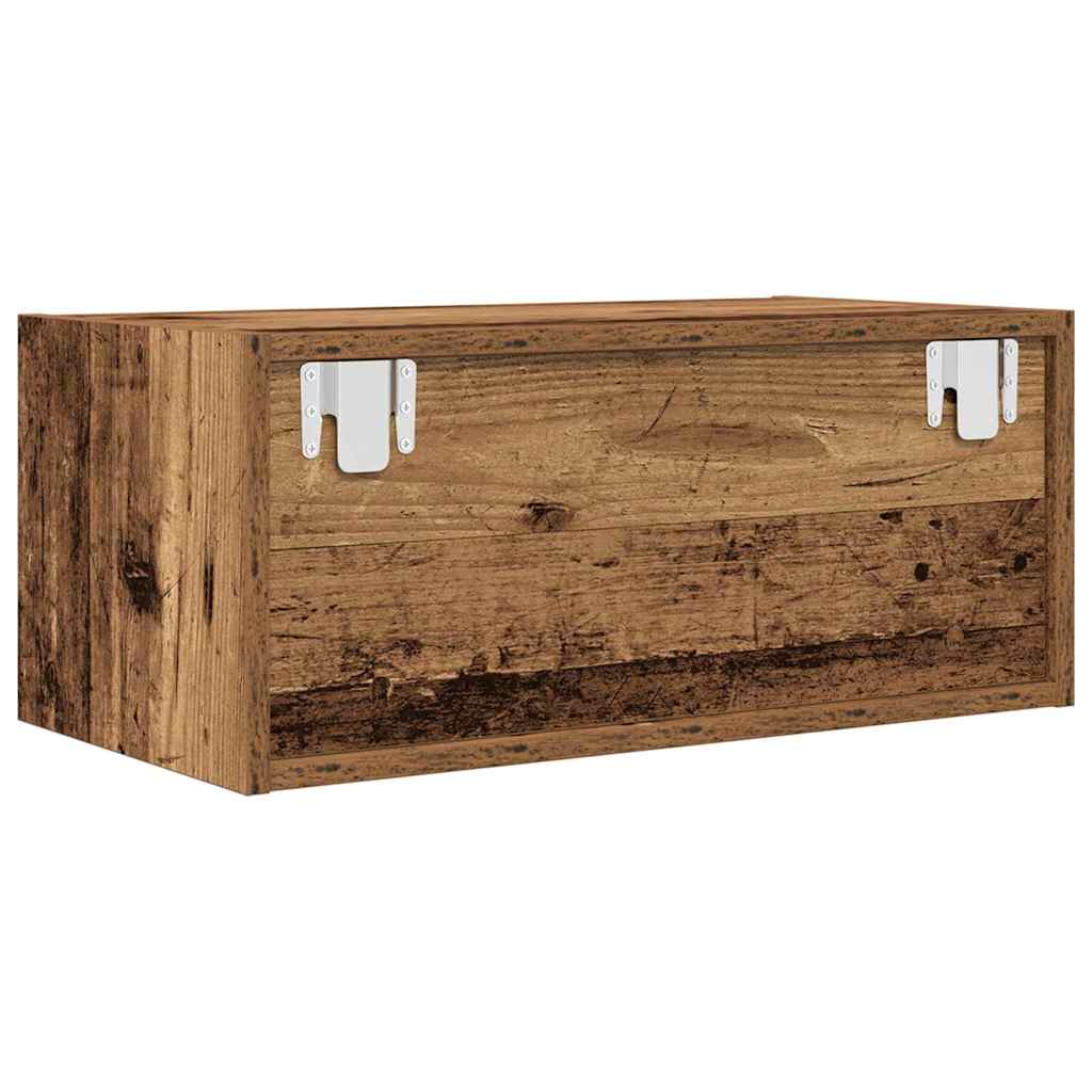 TV-benker 2 stk gammelt tre 60x31x25,5 cm konstruert tre