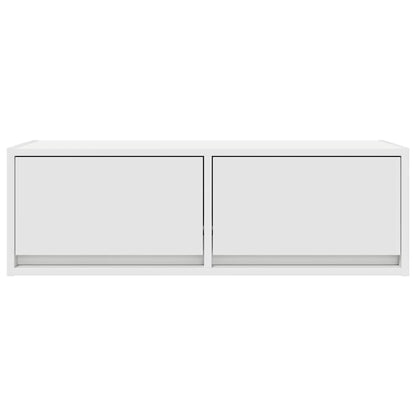 TV-Møbel Hvit Tv-benk 80x31x25,5 cm