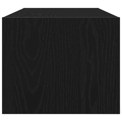 TV-Møbel Svart Eik Tv-benk 80x31x25,5 cm