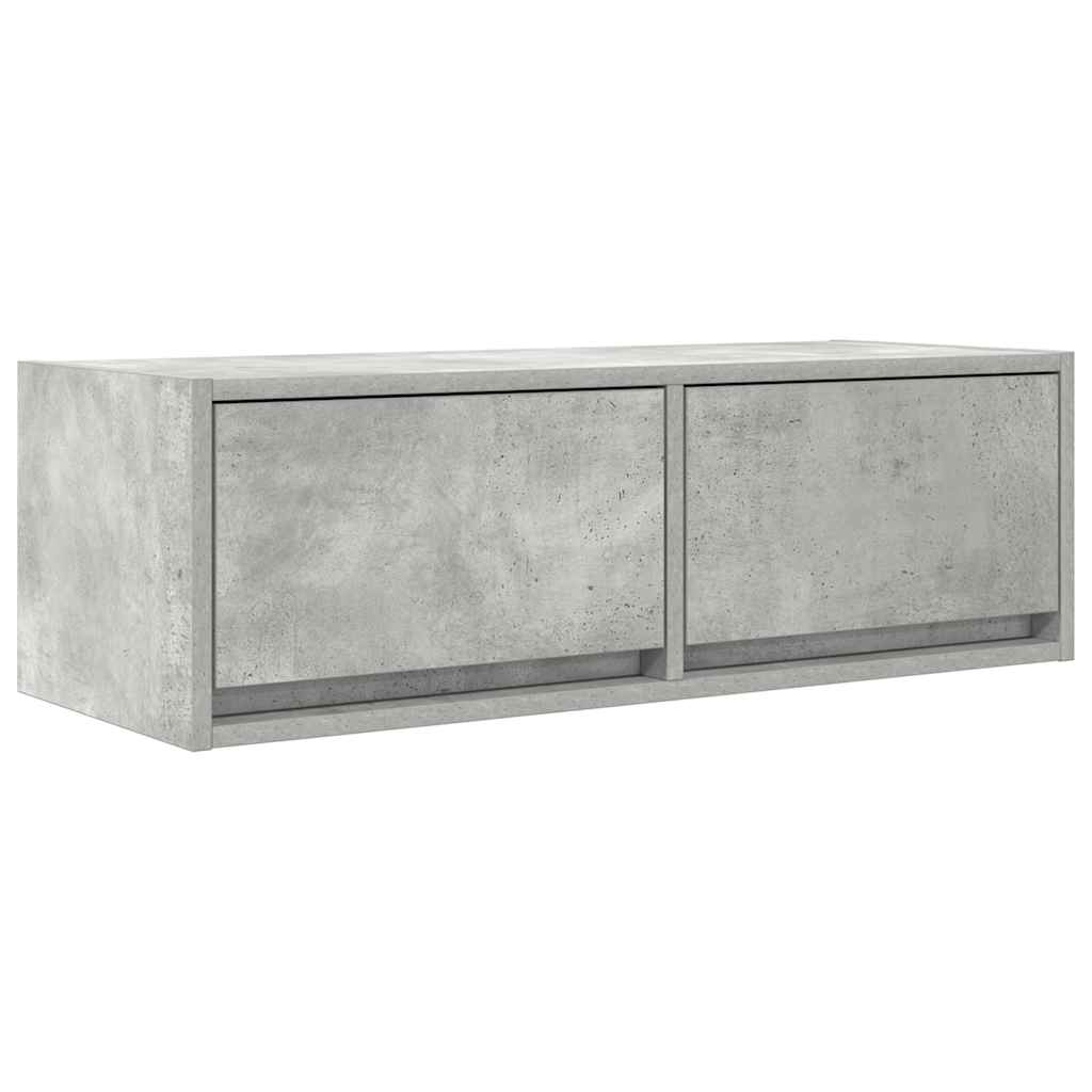 TV-Møbel Betonggrå Tv-benk 80x31x25,5 cm