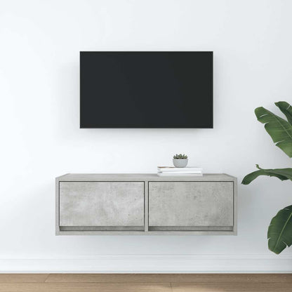 TV-Møbel Betonggrå Tv-benk 80x31x25,5 cm