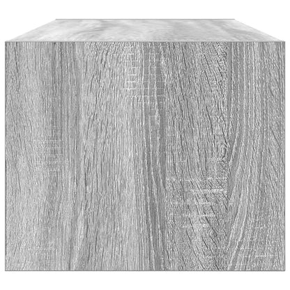 TV-benk grå sonoma 80x31x25,5 cm konstruert tre
