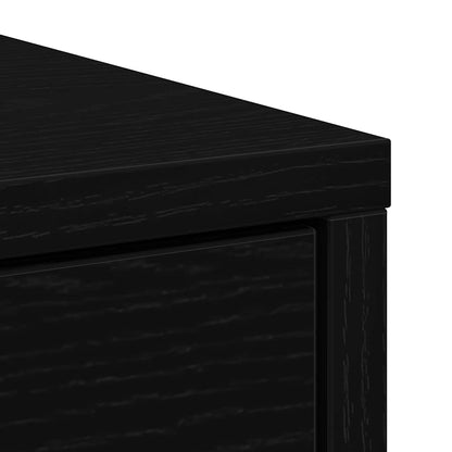 Skjenk Svart Eik med skuff 80x34x76 cm
