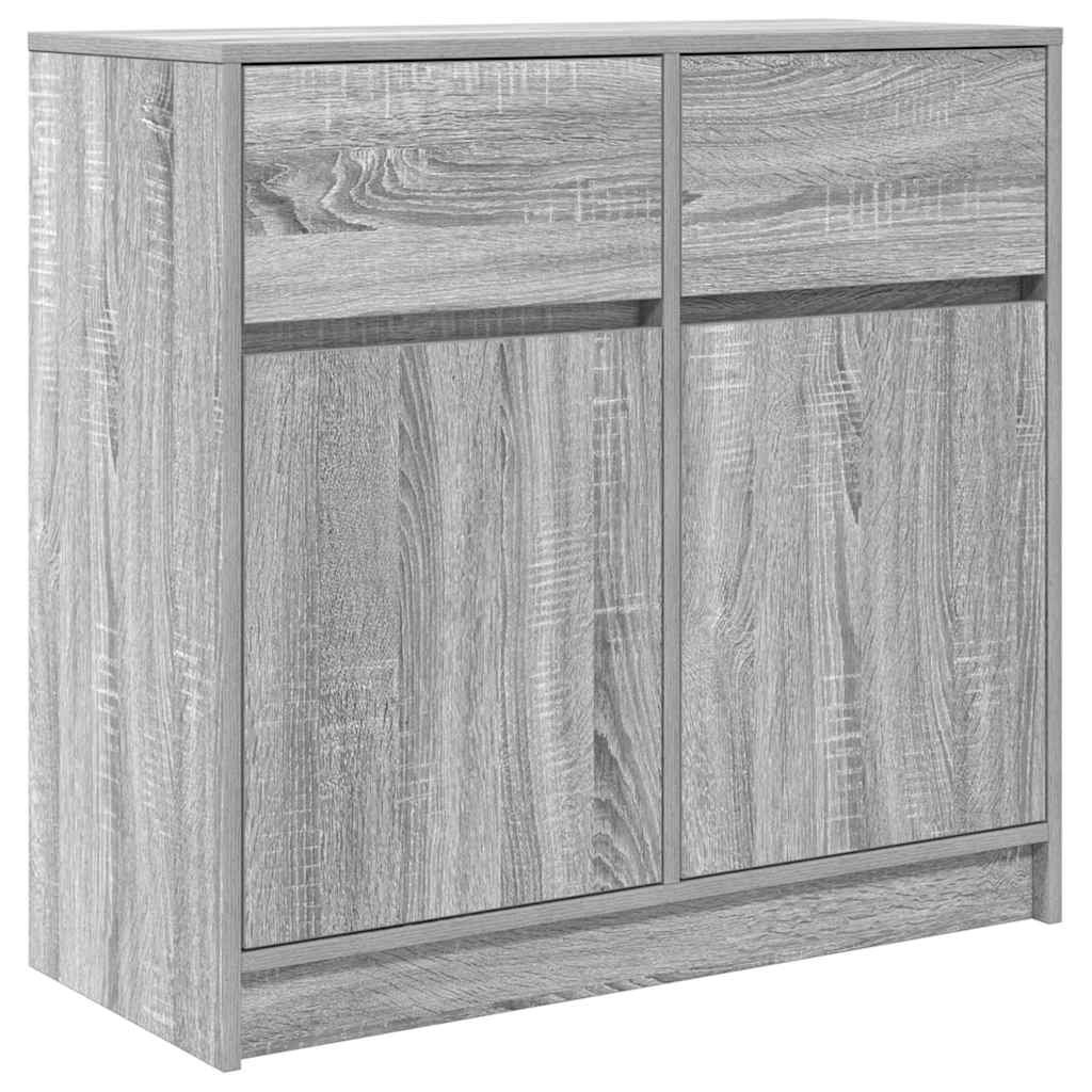 Skjenk Sonoma Grå med skuff 80x34x76 cm