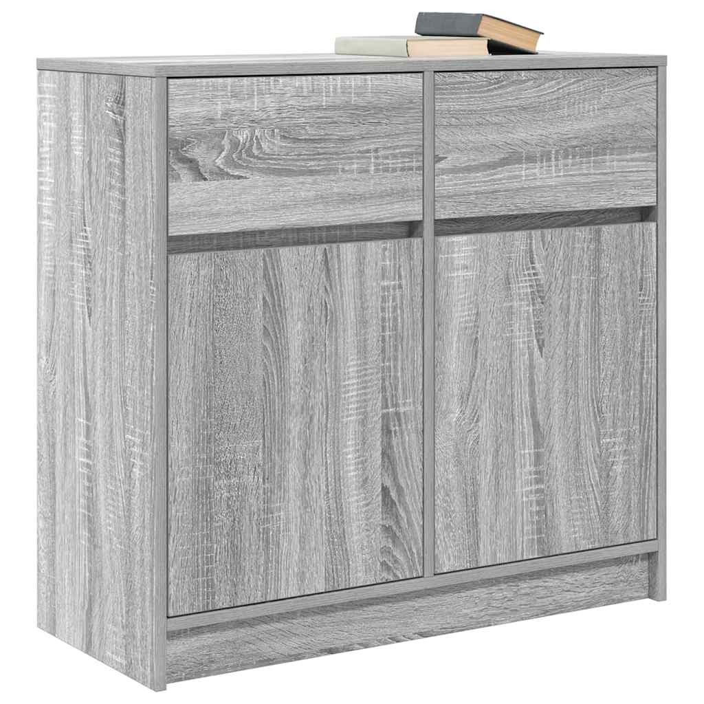 Skjenk Sonoma Grå med skuff 80x34x76 cm