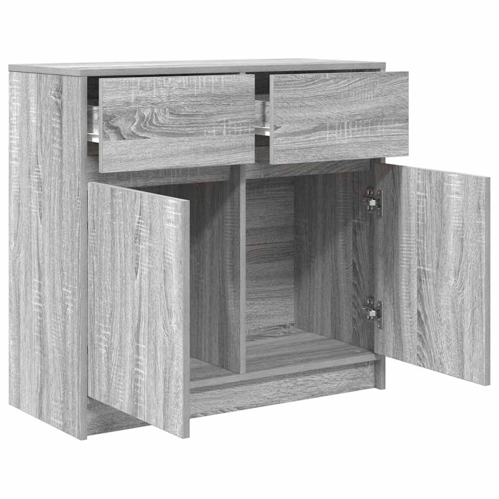Skjenk Sonoma Grå med skuff 80x34x76 cm