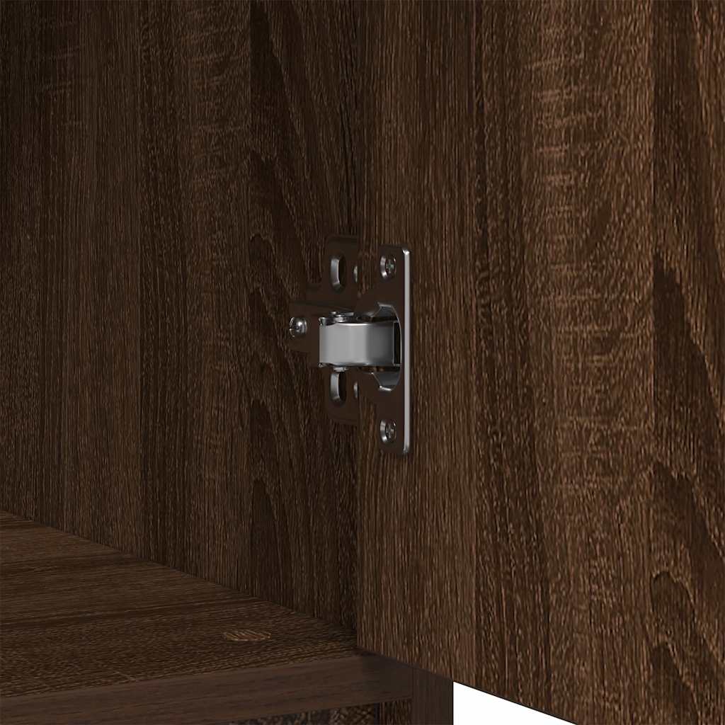 Skjenk Brun Eik med skuff 80x34x76 cm