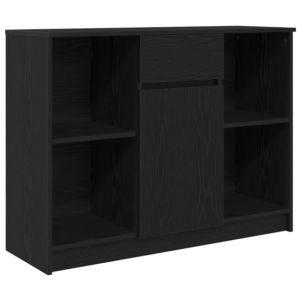 Skjenk Svart Eik med skuff 101x35x76 cm