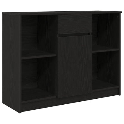 Skjenk Svart Eik med skuff 101x35x76 cm