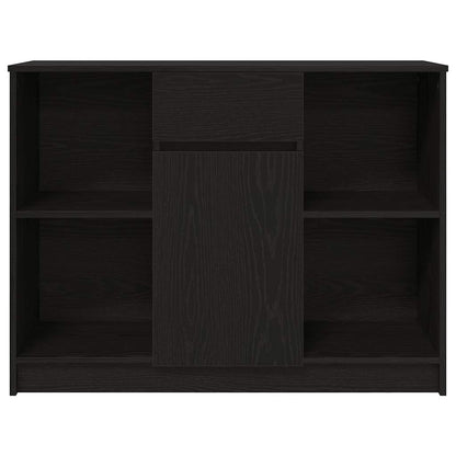 Skjenk Svart Eik med skuff 101x35x76 cm