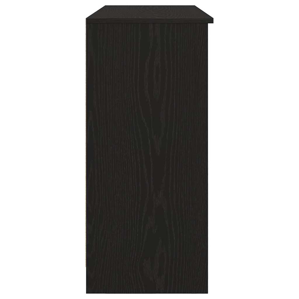 Skjenk Svart Eik med skuff 101x35x76 cm