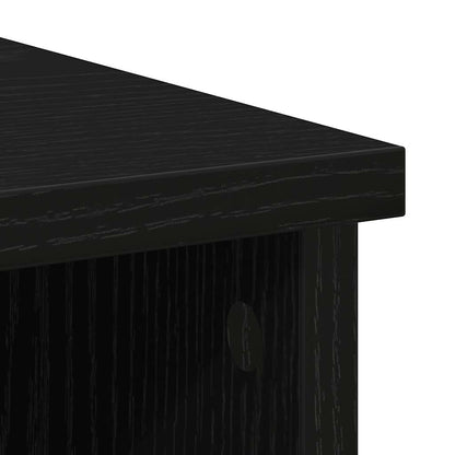 Skjenk Svart Eik med skuff 101x35x76 cm