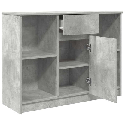 Skjenk Betonggrå med 6 skuffer 101x35x76 cm