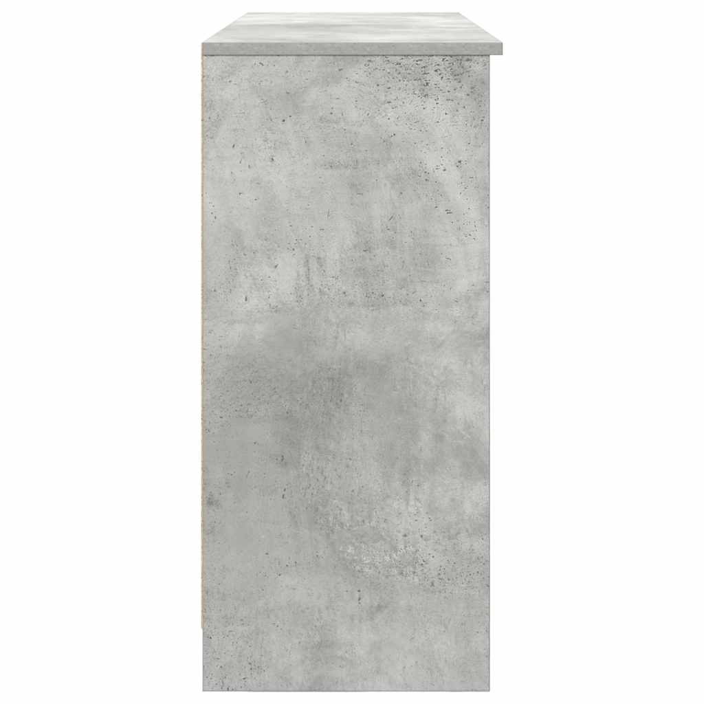 Skjenk Betonggrå med 6 skuffer 101x35x76 cm