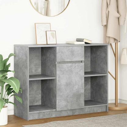 Skjenk Betonggrå med 6 skuffer 101x35x76 cm