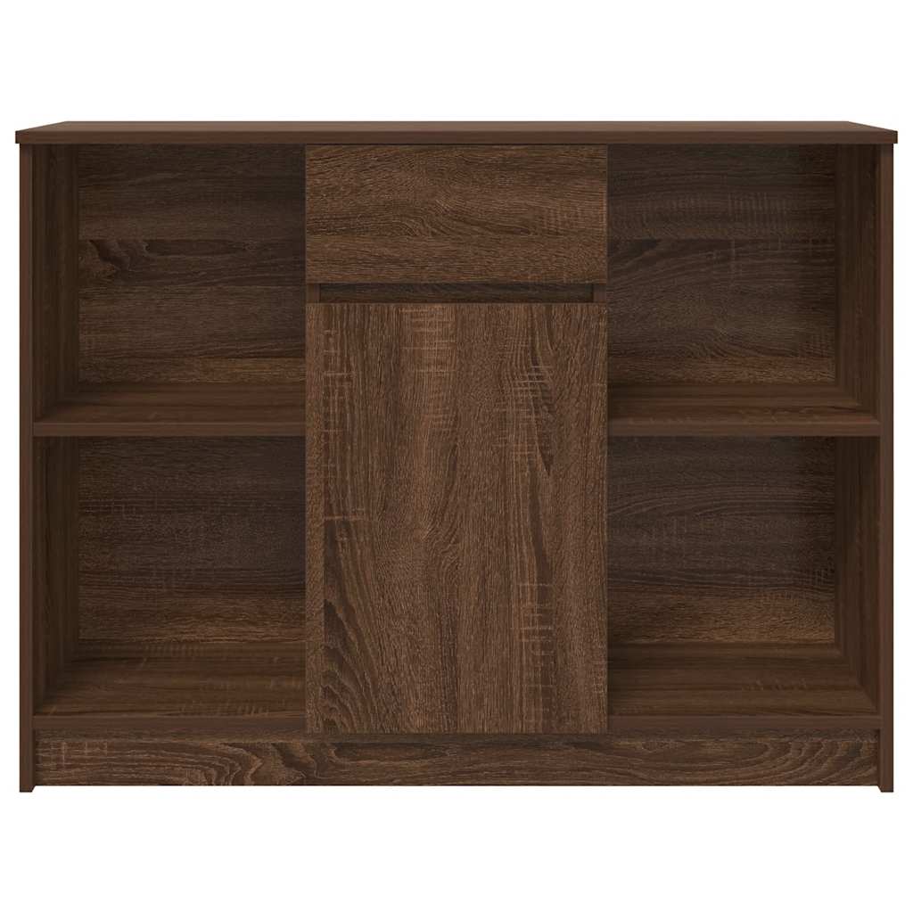 Skjenk Brun Eik med 6 skuffer 101x35x76 cm