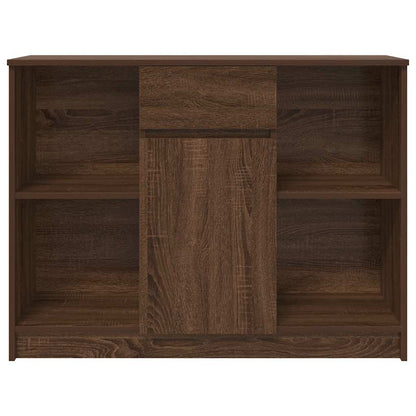 Skjenk Brun Eik med 6 skuffer 101x35x76 cm