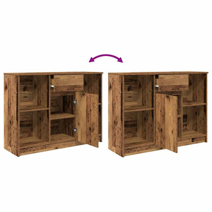 Skjenk Gammelt Tre med 6 skuffer 101x35x76 cm