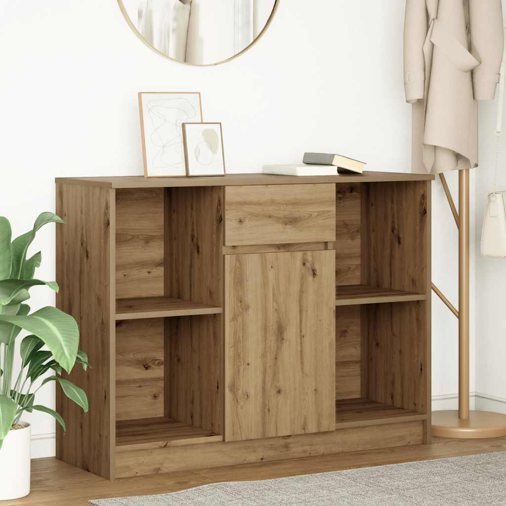 Skjenk Artisan Eik med 6 skuffer 101x35x76 cm