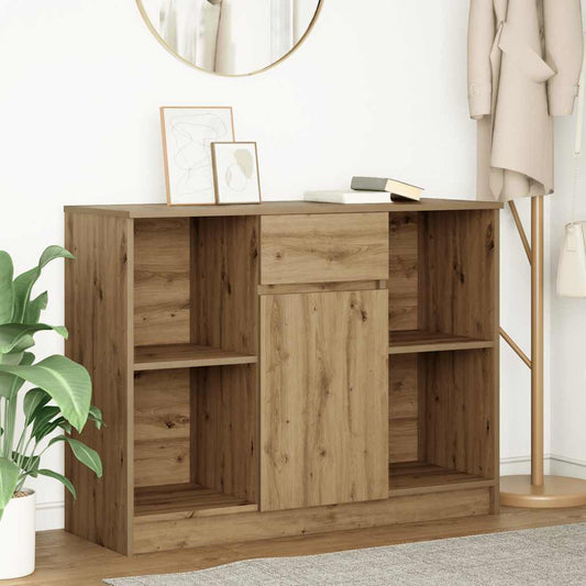 Skjenk Artisan Eik med 6 skuffer 101x35x76 cm