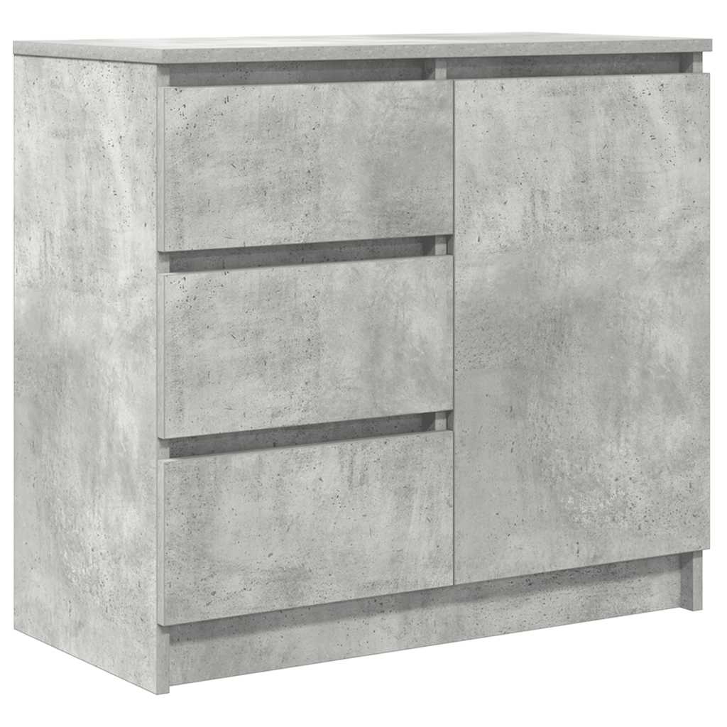 Skjenk Betonggrå med skuff 71x35x65 cm