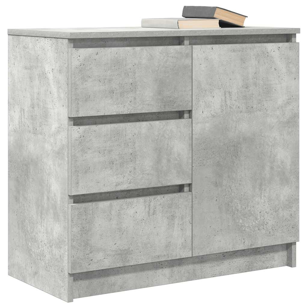 Skjenk Betonggrå med skuff 71x35x65 cm