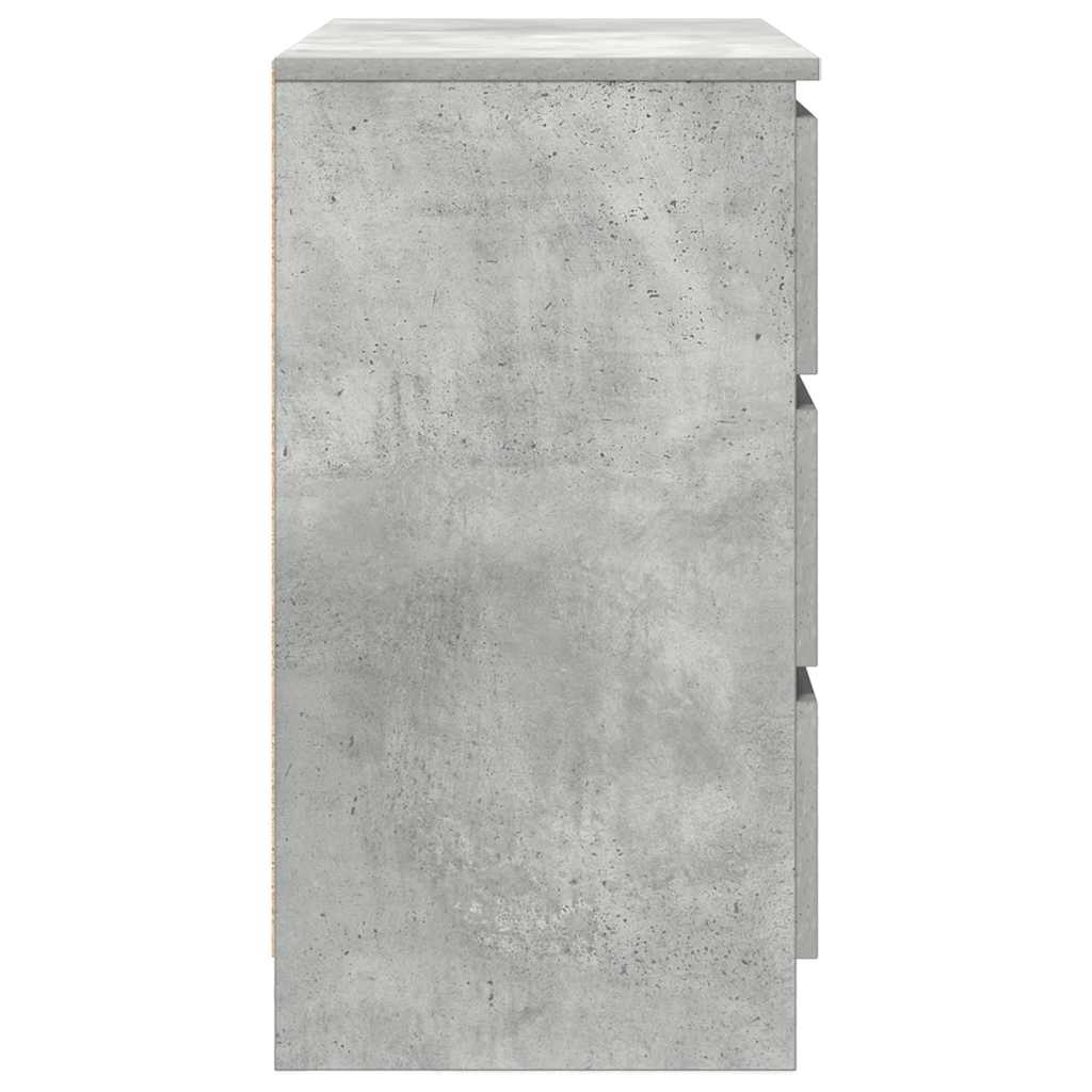 Skjenk Betonggrå med skuff 71x35x65 cm