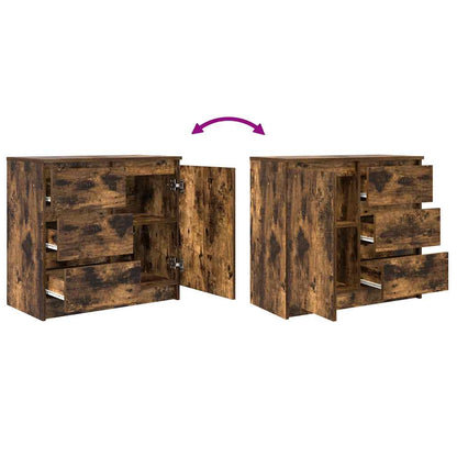 Skjenk Røkt Eik med skuff 71x35x65 cm
